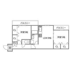 カサノストルム流町2NEW HOPEの物件間取画像